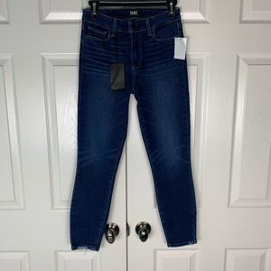 NWT PAIGE High Rise Skinny Denim Jean Pants 25